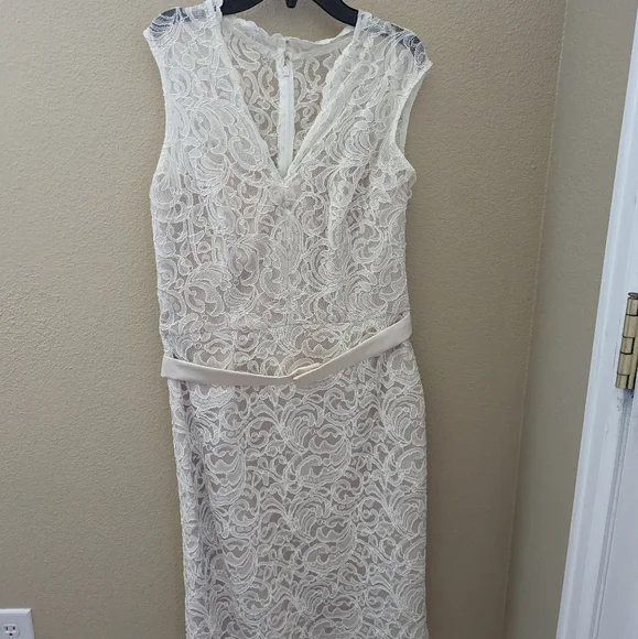 free people lace black dress Free PEOPLE: Adella Lace Slip Dress S / White